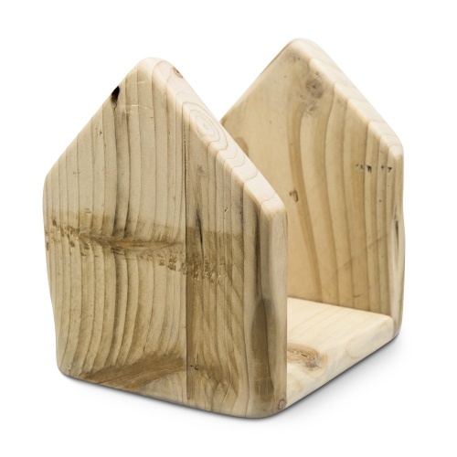 Moderno sujeta libros de madera