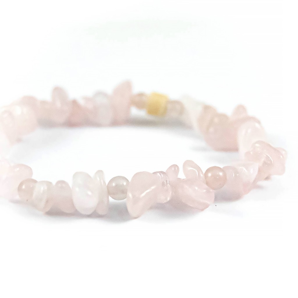 Pulsera piedra Cuarzo Rosa