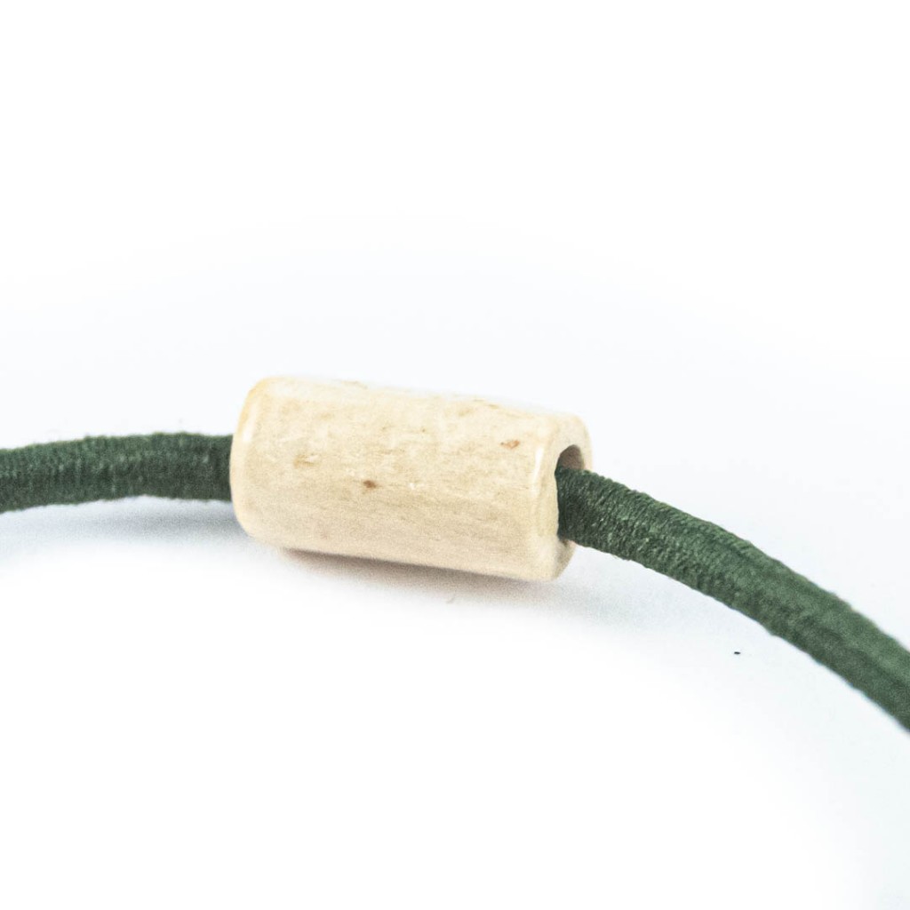 Pulsera elástica cordón verde