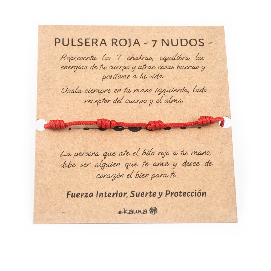 Pulsera de 7 nudos