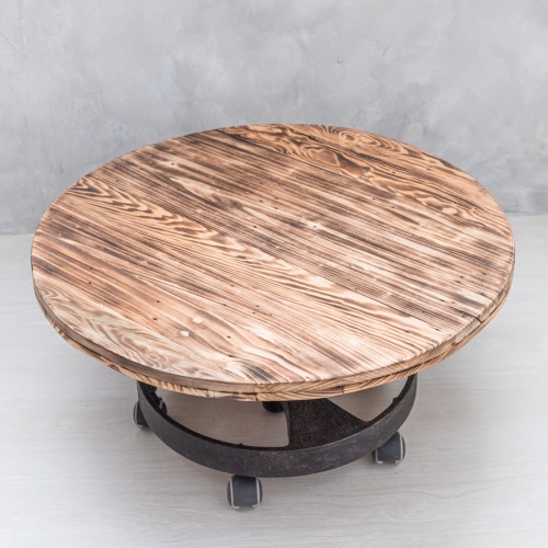 mesa baja salon de madera