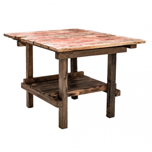 mesa de jardin de madera