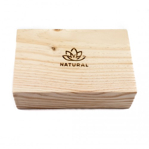 bloque yoga madera natural