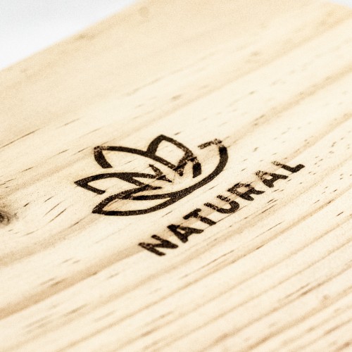 taco madera personalizado con tu logo